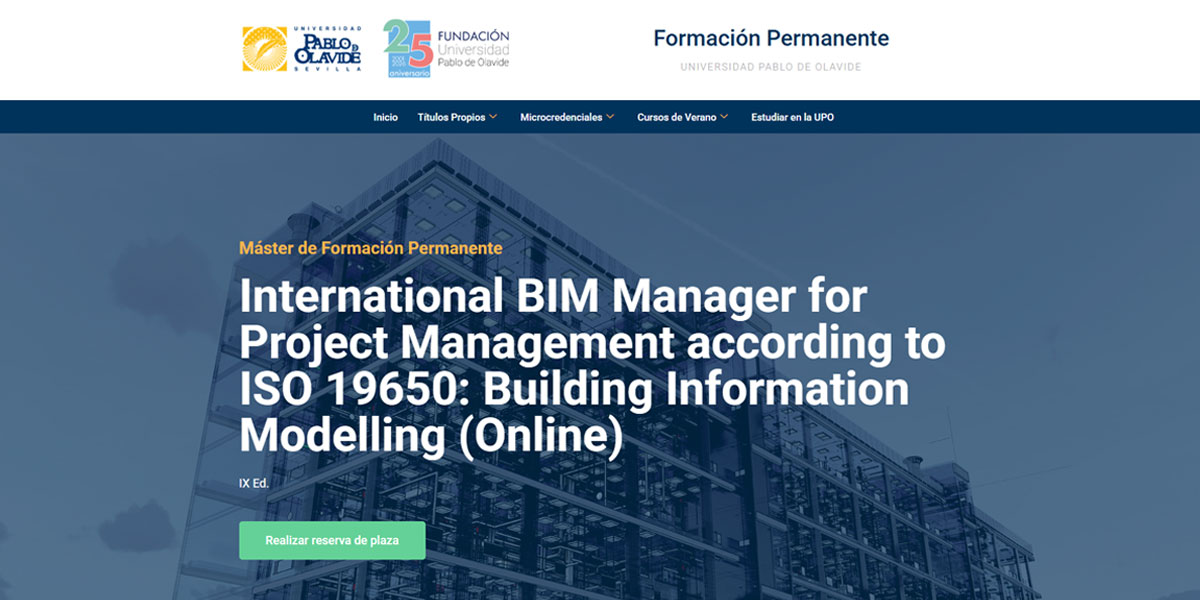 mejor master bim online upo
